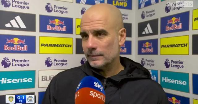 瓜迪奥拉：感谢英足总让曼城有更少时间备战皇马